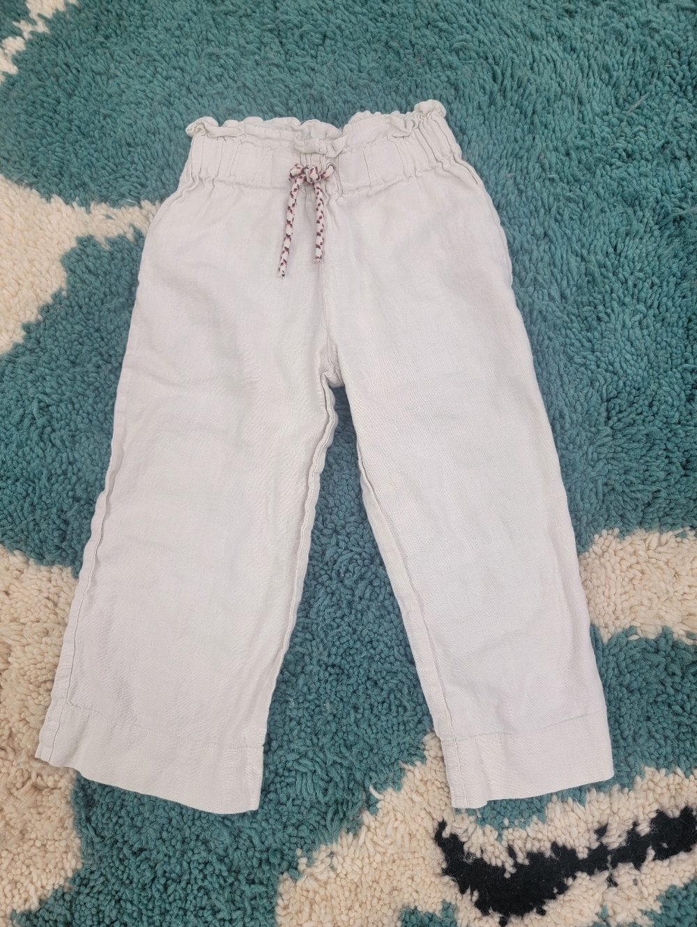 Girls' Zara Linen Pants (Size 6 or 116 Cm) *See Description